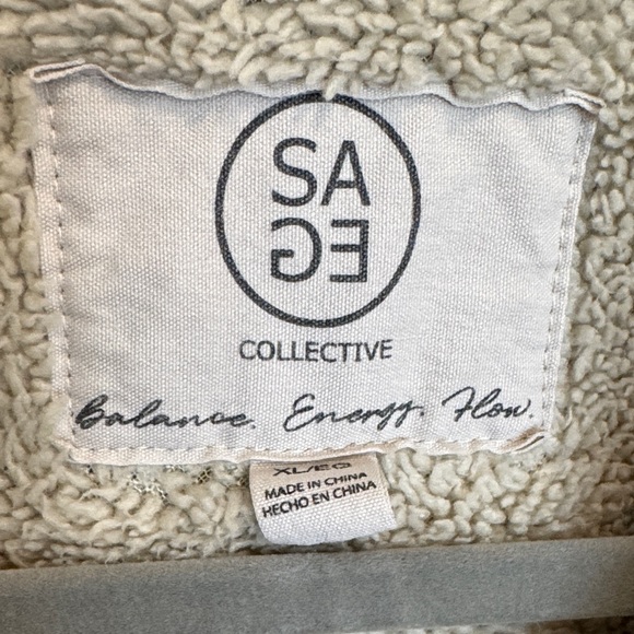 Plaid Sage Green Button Up Jacket Size XL - Picture 2 of 10